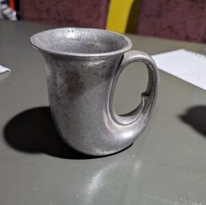 Vintage Pewter French Horn EUC